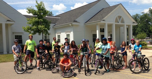 Photo from the Auburn Hills Summer Camp - Kids brought their bikes and went on a “bike trip” to 7-11 and back … like the good old days!