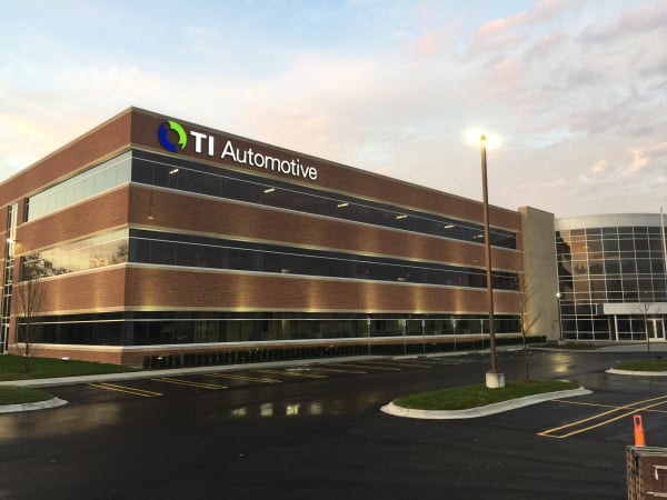 Signs on the new building, which are visible from I-75. were recently installed by contractors